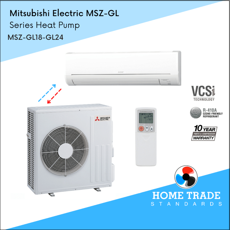 Mitsubishi-MSZ-GL-Large-Series-Heat-Pump-Ductless-Installation-Replacement-Toronto-Services